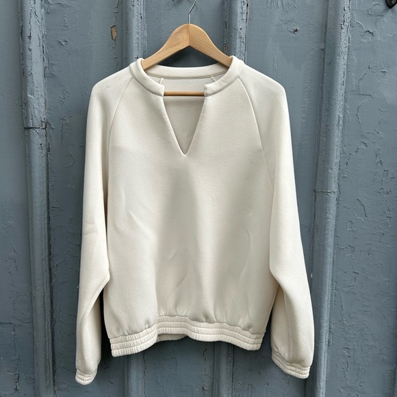 Leze the Label Cream Athena Sweatshirt, Large - Picture 3 of 13